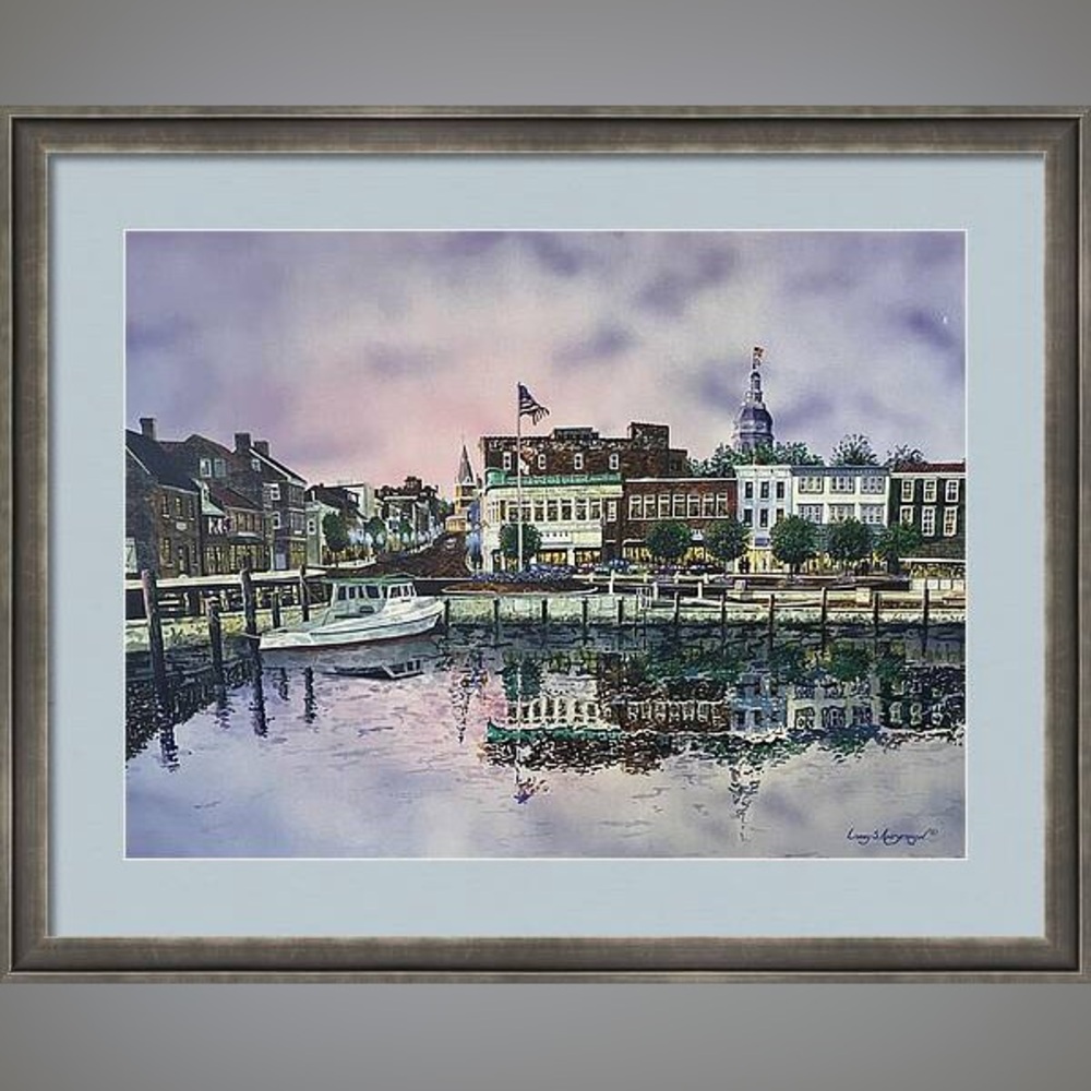 “Evening at City Dock” by Larry S. Anderson
